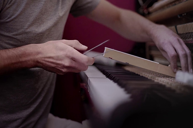 Correction du fonctionnement des touches du piano
